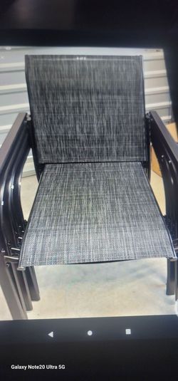 2 Brand New Patio Chairs firm price