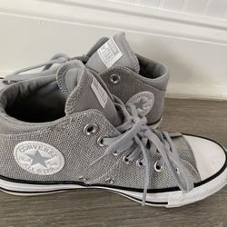 Grey All Star Converse Size 6 Women