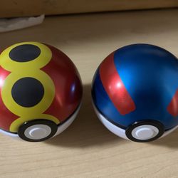 Pokemon Balls (empty w stickers inside)