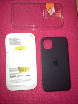 Apple Silicone Case for iPhone 11 - Black