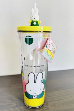 NWT Starbucks x Miffy 2026 Collab Clear Cold Cup Tumbler