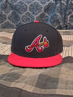 itle: Rare Atlanta Braves Alternate Fitted Hat - Size 7 5/8