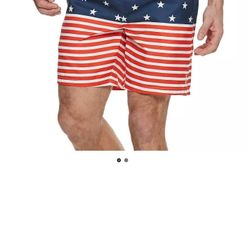 Patriotic Swim Trunks 