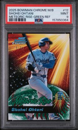 2025 Bowman Chrome Shohei Ohtani Meteoric Rise /99 PSA 9