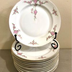 H & C Selb Heinrich Bavaria China Salad Plates 7.5