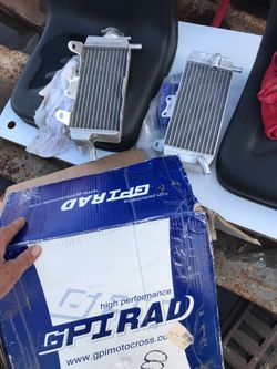 2008 wr 450 radiators brand new