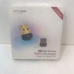 TP-LINK AC450 Wireless Nano USB Adapter Model No. Archer T1U