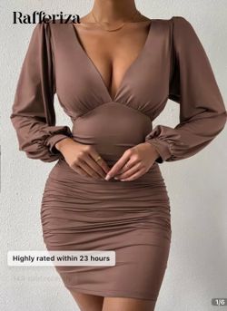 Brown Dress    Size Medium