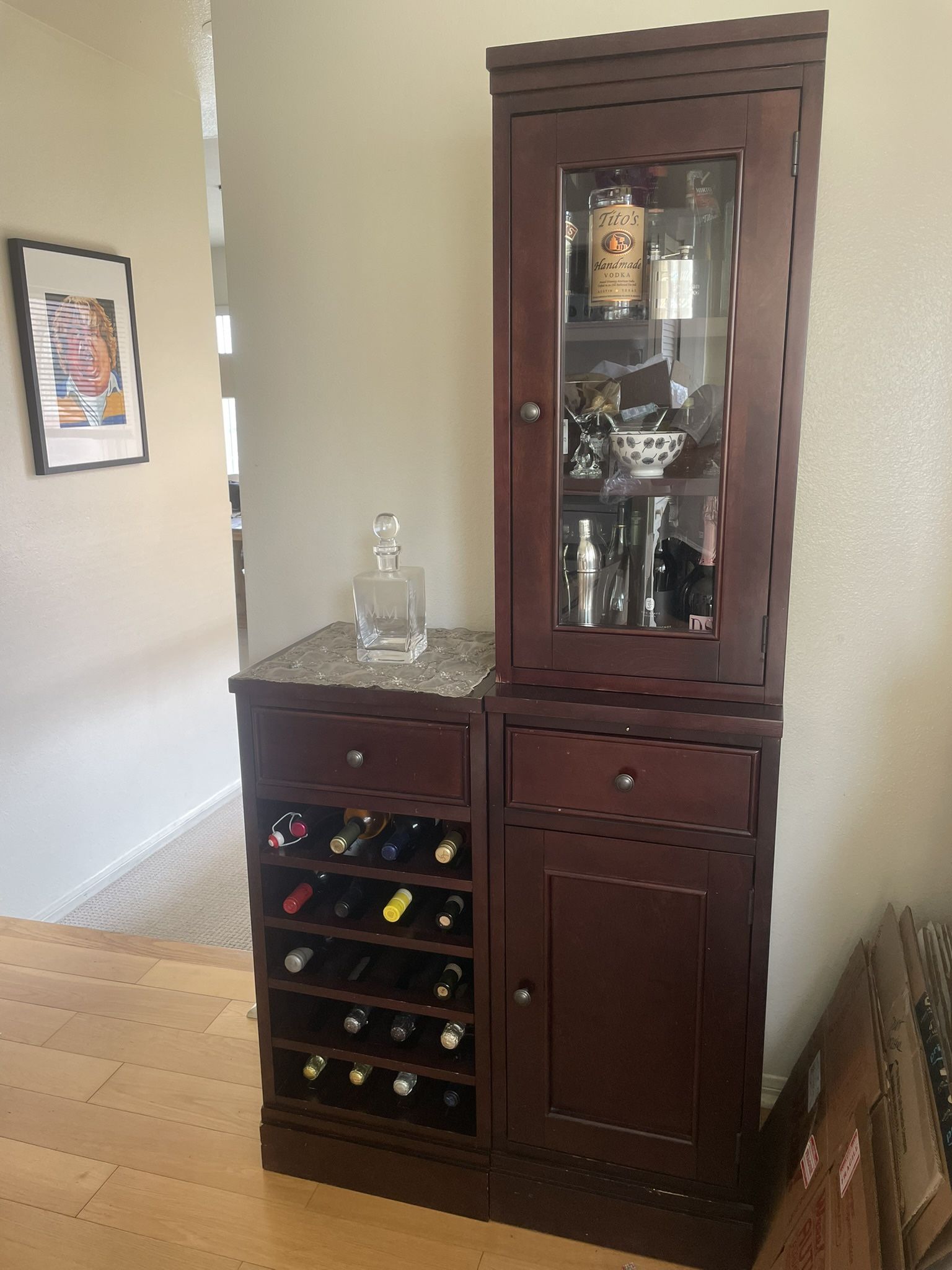 Modular Bar Cabinet