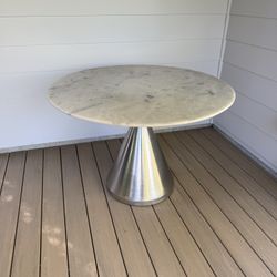 West Elm Marble Dining Table