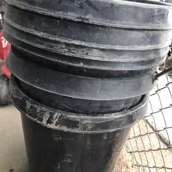 Pots For Plants Strong Plastic $5 Each 3 Available Only 