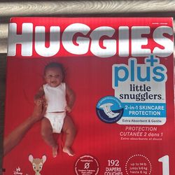 Huggies Size 1 Diapers 192 Count