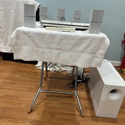 Completed Bose Music Center AM/FM CD Player, 5 speakers, Subwoofer, Remote, AM Antenna, Speaker Wires….