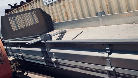 Aluminum flip down sides bed
