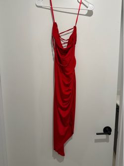Medium red dress