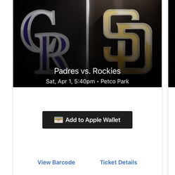 Opening Day Weekend Sat.April 1 