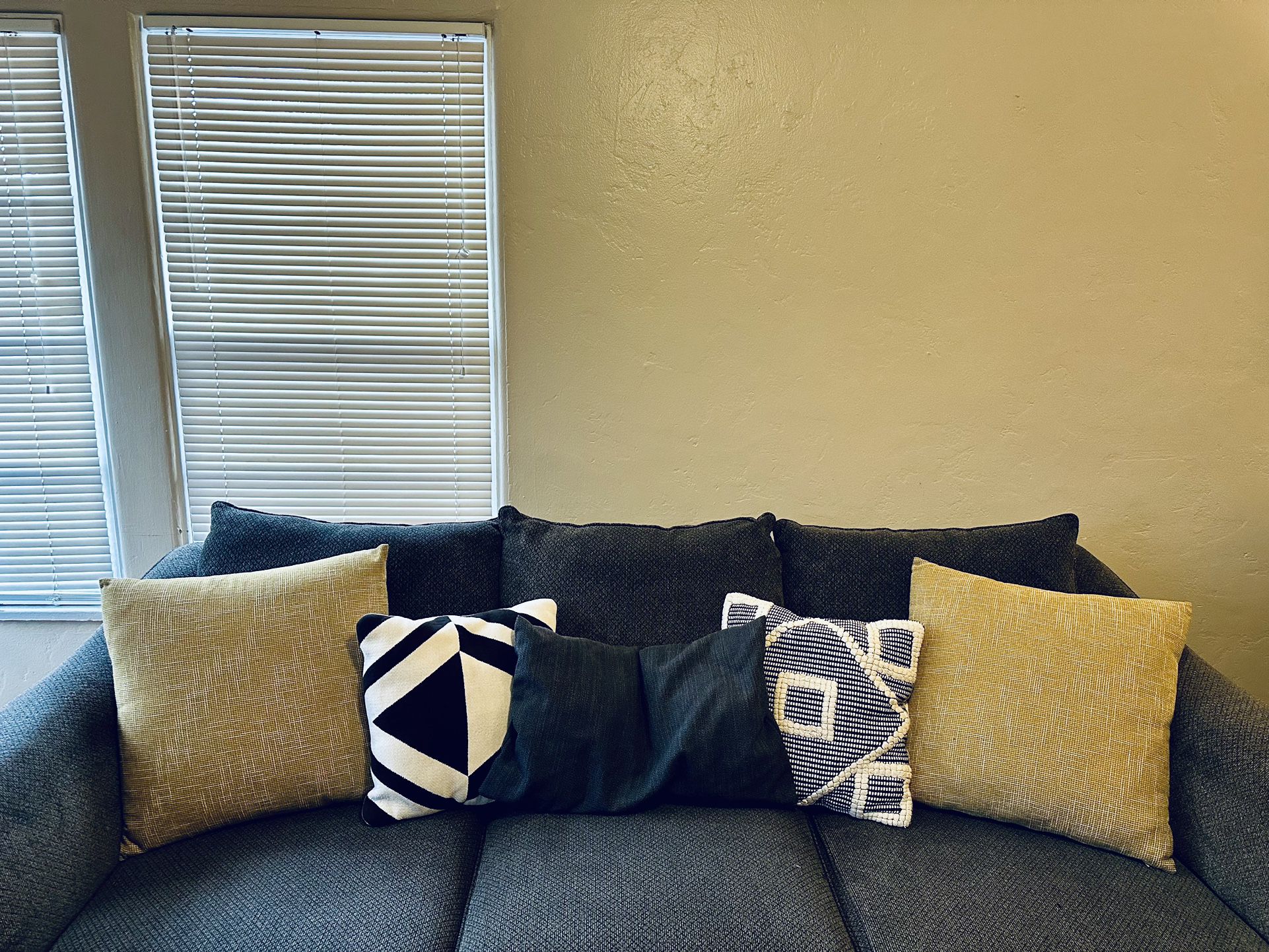5 Sofa Throw Pillows Set