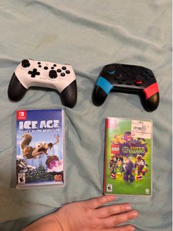 Switch remotes and games