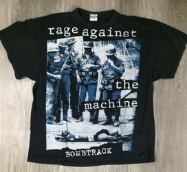 Rage Against The Machine Bombtrack Double Sided Military Band Tee (XL)