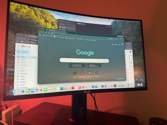 ASUS TUF 27” Curved Gaming Monitor – 240Hz 1ms – Excellent Condition