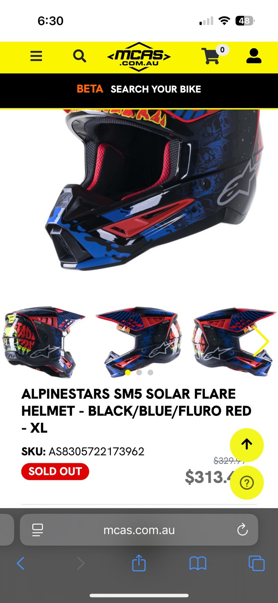 Alpinestars SM5 Helmet 