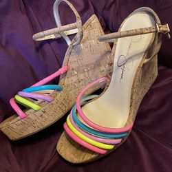 Jessica Simpson wedges, Sz 8 1/2 M, $10.00