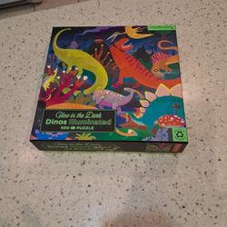 Glow In The Dark Dinosaur Puzzle 