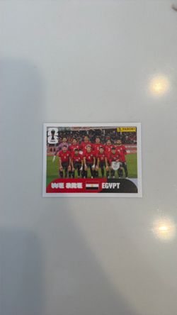 We are Egypt Official FIFA Panini sticker