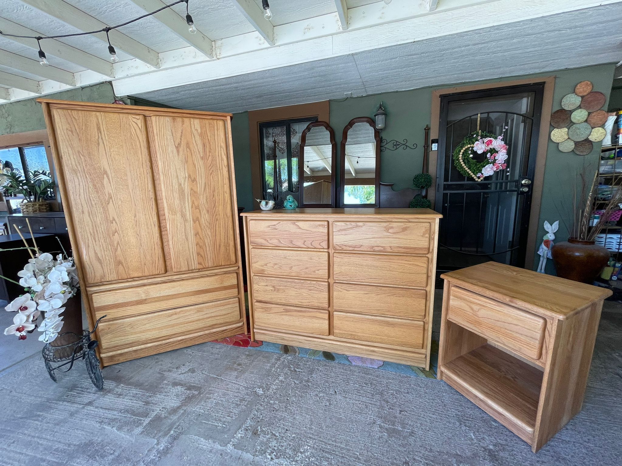 Gorgeous Wood Dressers Set 