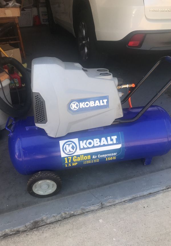 Kobalt 17 Gallon Air Compressor / Used Kobalt Kobalt Tq312600aj Agm07