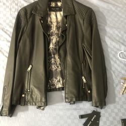Black Rivet Wilson’s  Leather 