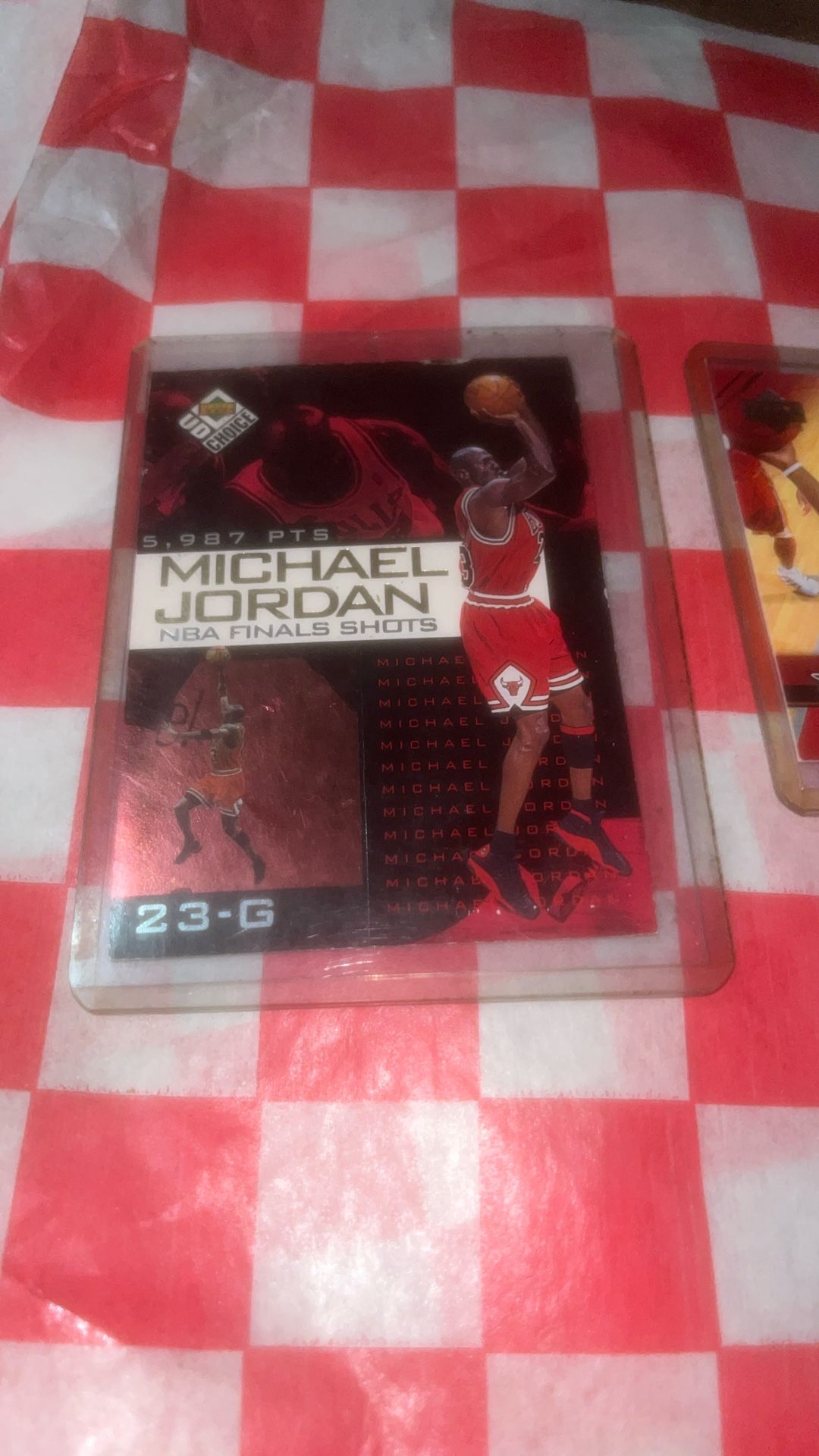 Upper deck, Michael Jordan LeBron trading cards