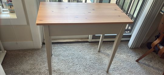 Wood Top Desk or Side Table