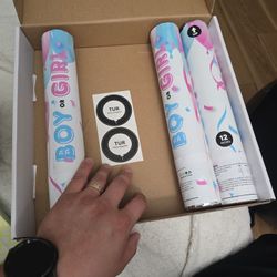 Gender Reveal 3 Tubes 