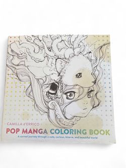 Pop Manga Coloring Book by Camilla d'Errico
