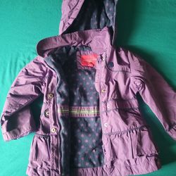 Little Girl Rain Coat Jacket 