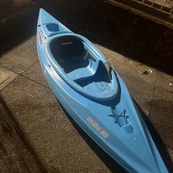Aruba 10 SS Sit in Kayak, 1 Person Fishing Kayak for Adults, Carries Weight Up to 250 lbs (Ocean Berry-10ft)