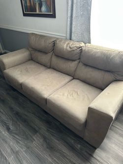 Brown sofa set