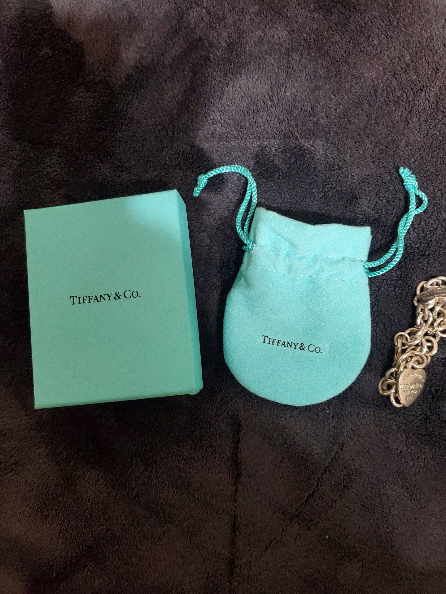 Tiffany bracelet and matching ring