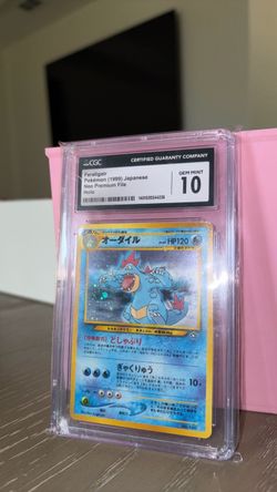 Feraligatr CGC 10 Gem Mint Japanese Holo Pokemon Card