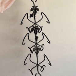 6 Bottle Hanging Wine Rack From Napa Winery 