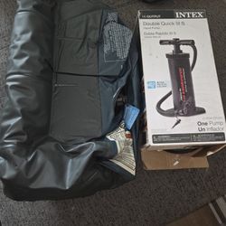 Queen Size Air Mattress And Pump