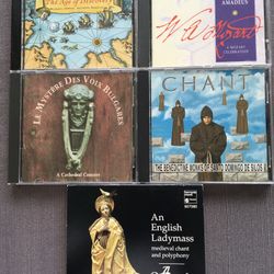 Unique & Distinctive Hard To Find Classical Vocals, lot of 5 CDs new/excellent condition. The Waverly Consort, 1492 Music From The Age of Discovery. T