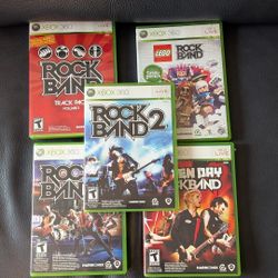 Xbox  Rock Band 5 Games Collection 