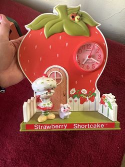 Vintage Strawberry Shortcake Clock 