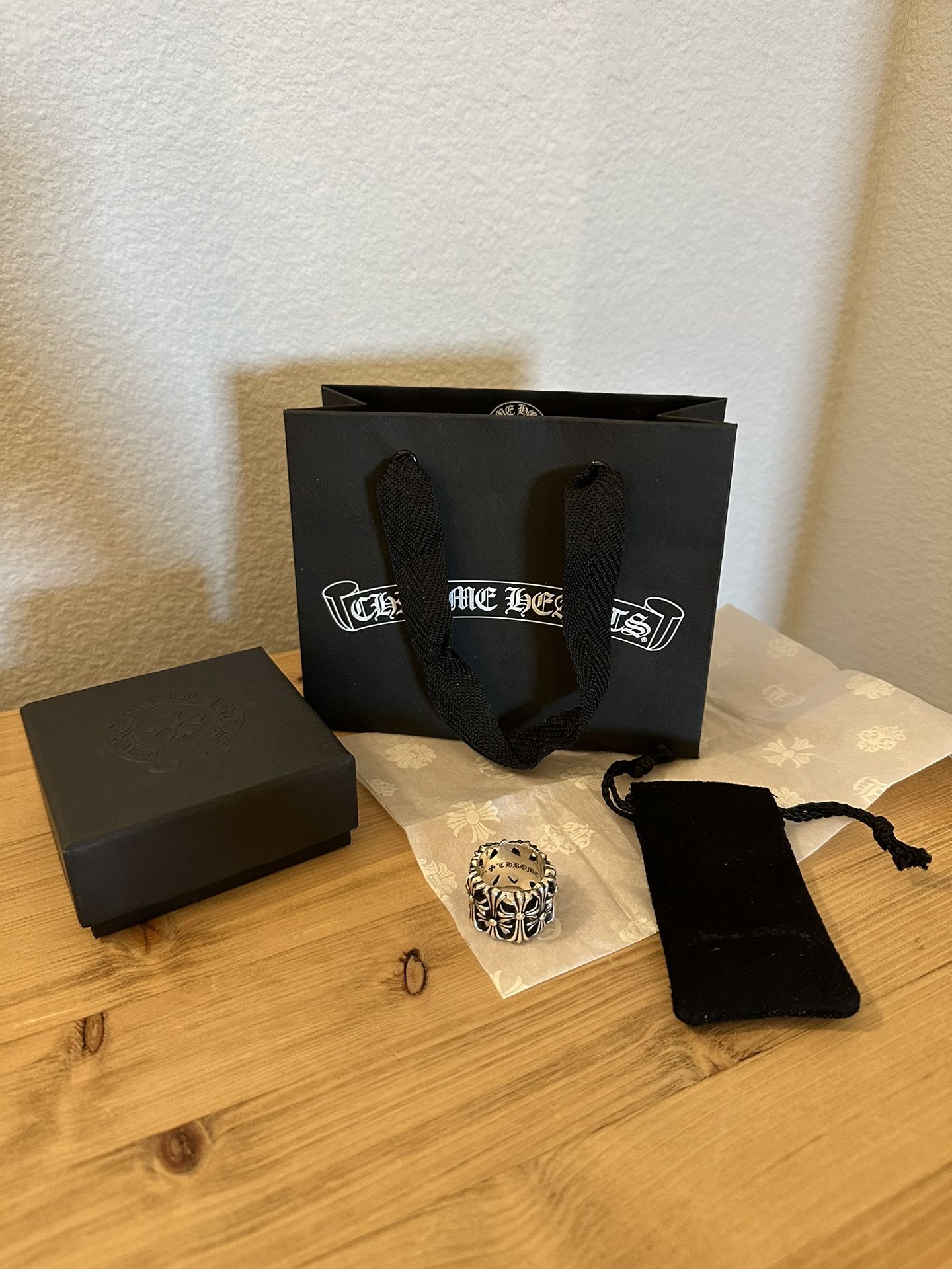 Chrome Hearts Cemetery Ring Size 10