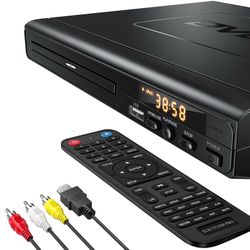 ELECTCOM PRO Region-Free DVD Player for TV: Plays Regions 0-6 & Multi Formats - Designed for Collectors & Vintage Movie Collections - HDMI/RCA Compact