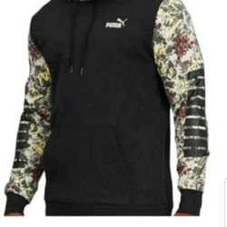 PUMA GRAFFITI TD31980_90 MEN'S THICK HOODIE SWEATER SIZE LARGE BLACK PUMA BIG LOGO ON EACH SLEEVES BRAND NEW WITH TAGS CHECK OUT THE REST OF MY OFFERS