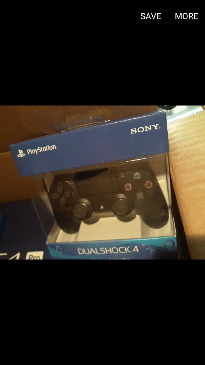 New PS4 controller , 2 headphones and 2 games