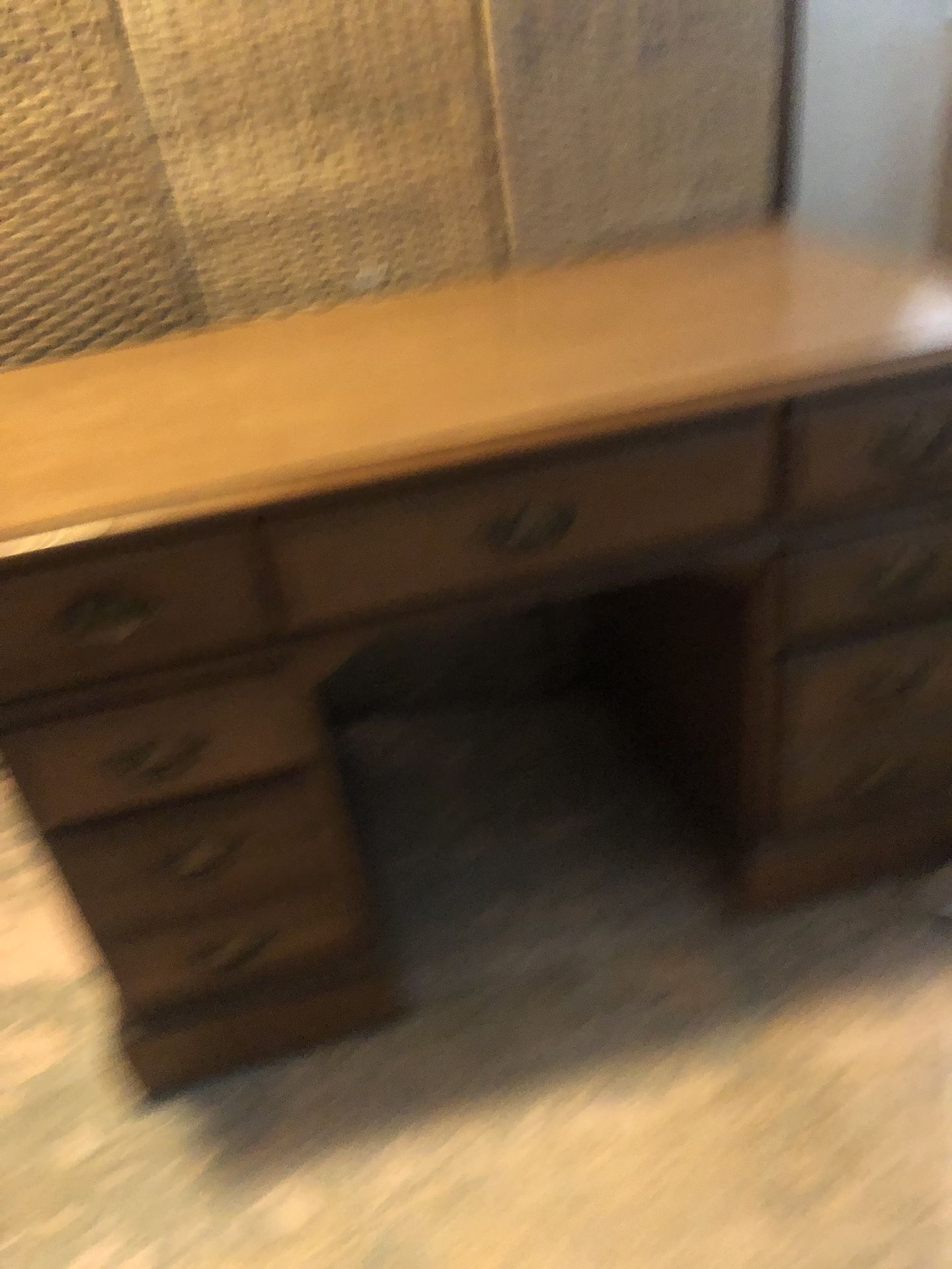 ANTIQUE WOOD DESK